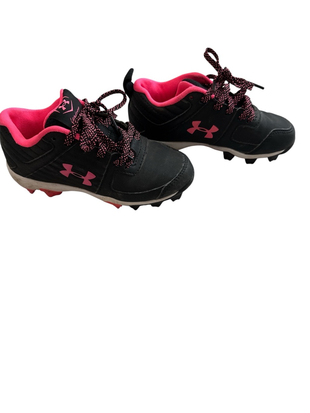 Under Armour Girls Size 11K Cleats Black|Pink